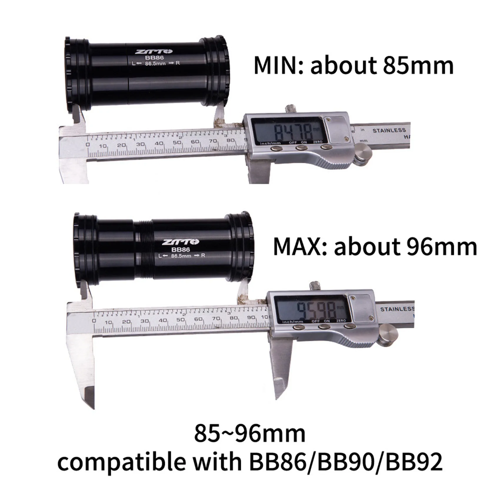 

AA74 BB86-24 -Fit Thread Lock Bottom Bracket 24mm Bicycle Bottom Bracket Aluminum Alloy Bicycle Crankshaft