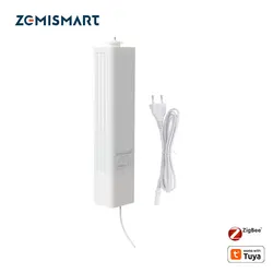 Zemismart Zigbee WiFi Smart Curtain Motor for ZM87 Electric Curtain Track Sliding Rails Work with Tuya Zigbee Hub Smart Life App