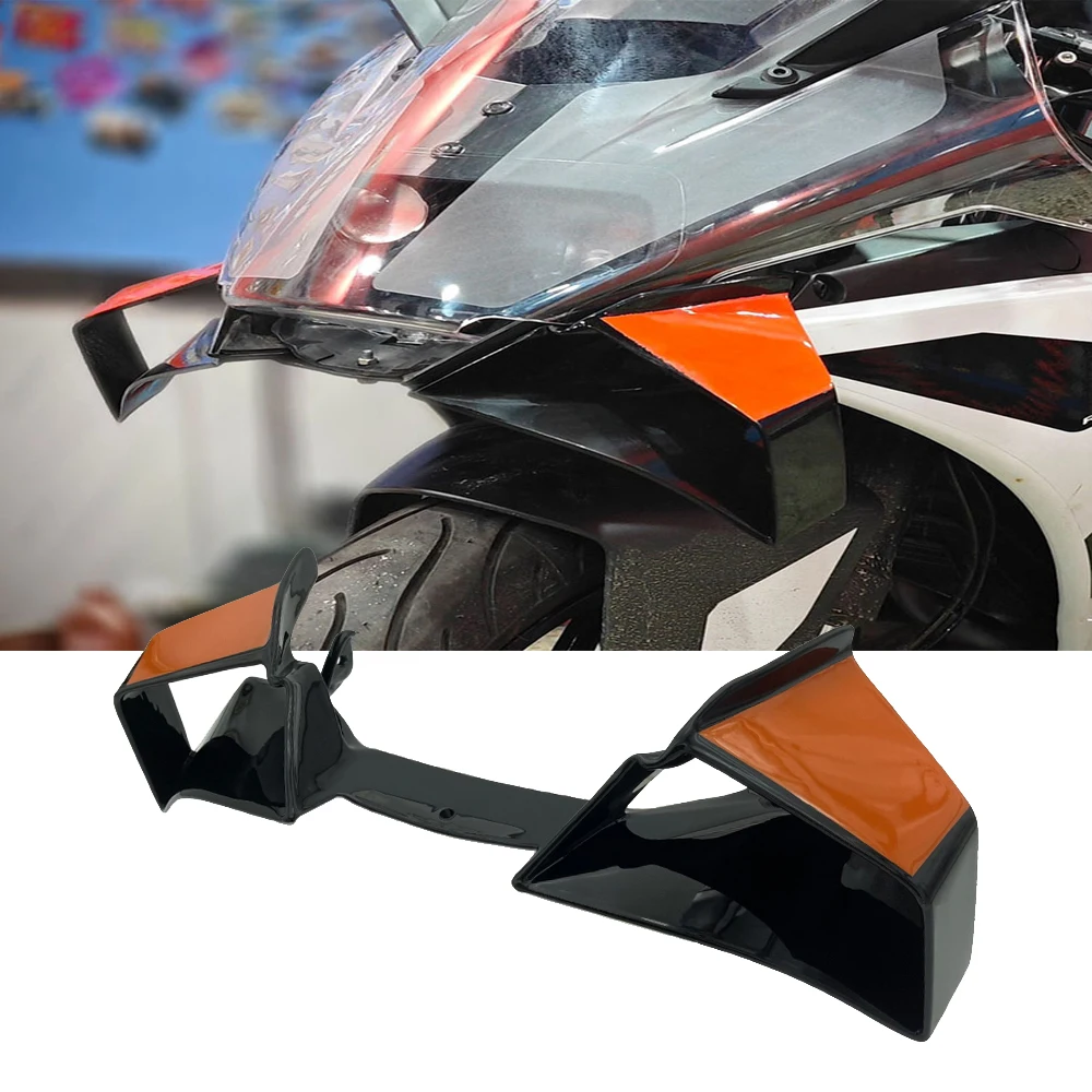 Aerodynamic Fixed Wing Spoiler Fuselage Integrated Front Wing Suitable For KTM RC390 RC 390 MotoGP RC16 RC8C 2014-21 Fixed Wing
