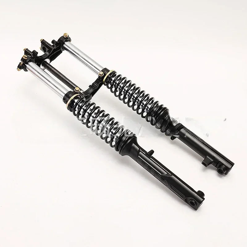 

Electric tricycle shock absorber hydraulic load type front fork assembly