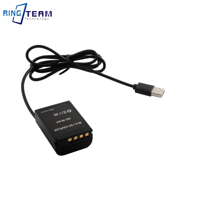 جديد 1.2 متر USB إلى BLX-1 تيار مستمر مقرنة BLX1 الدمية بطارية لأوليمبوس OM-1 OM1 كاميرا مستقيم كابل