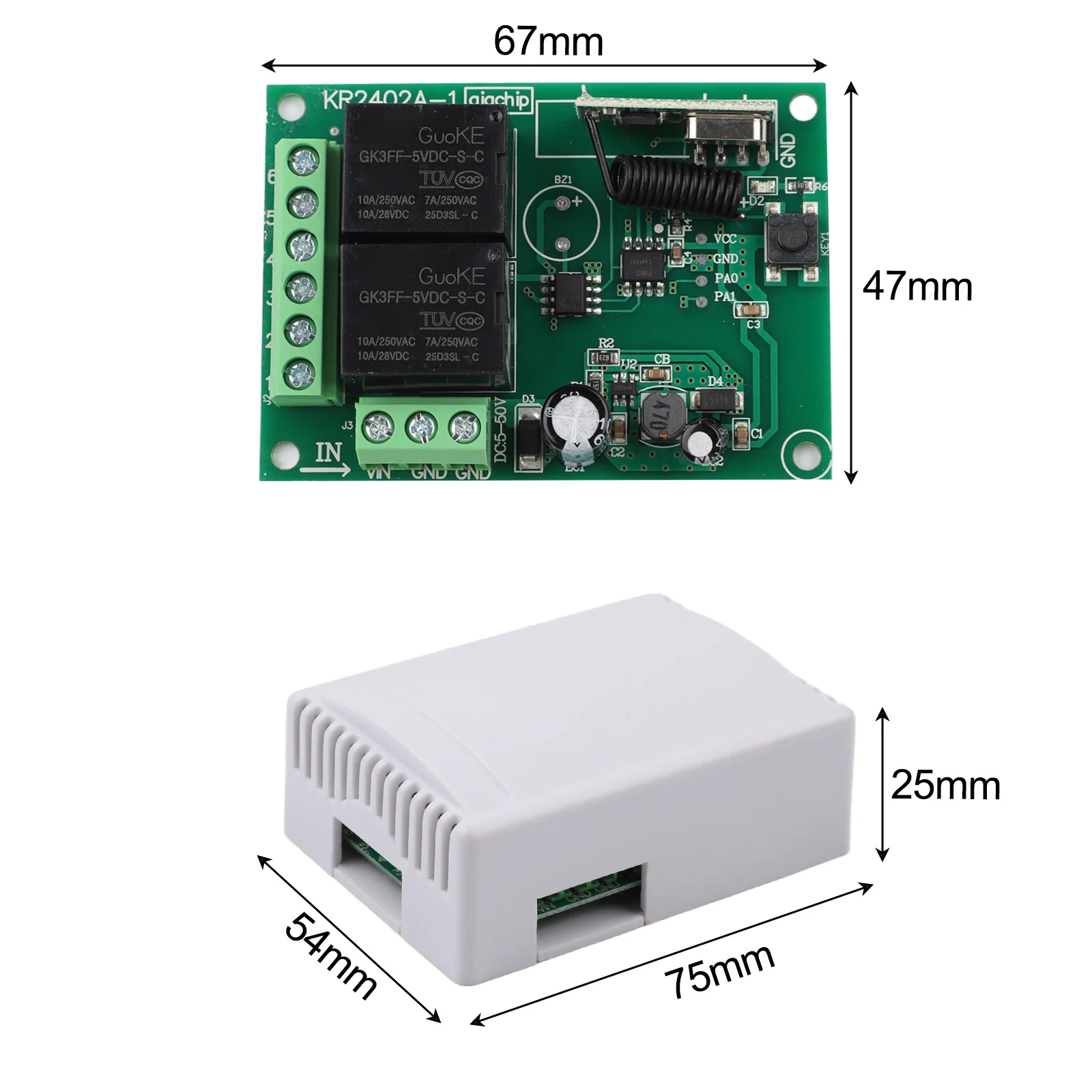 カーアクセサリー用制御システム-コントロールスイッチ-dc5v-30v入力電圧-スマートアップグレード用の簡単なセットアップと使用