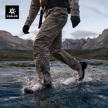 KAILAS Męskie spodnie softshell T10 PRO z CORDURĄ, odporne na ścieranie i wiatroodporne, do wędrówek i wspinaczki górskiej KG2441311