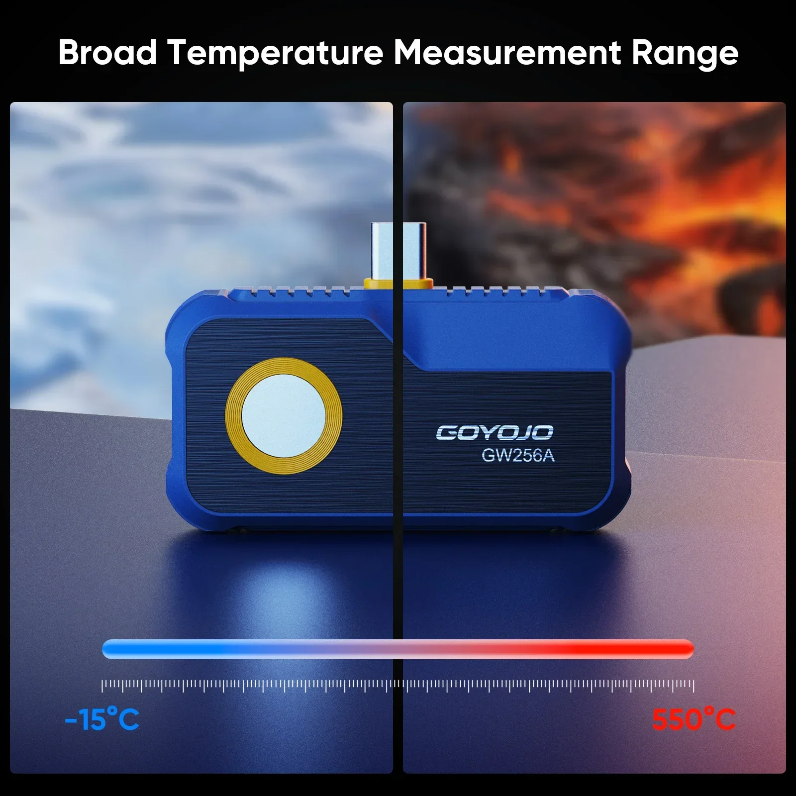 GW256A Android Thermal Imaging Camera | 256x192 Resolution| USB-C Mobile Thermal Camera for Electrical Repair