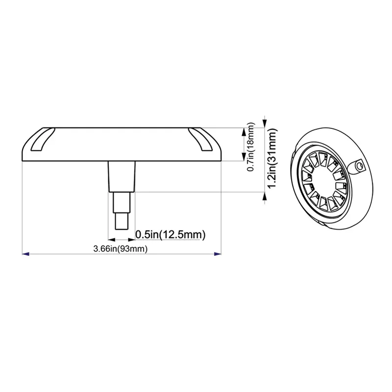 Spot Lumineux Étanche RGBW pour Bateau, Yacht, Super Lumineux