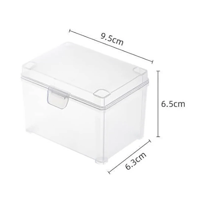 Transparent Idol Photo Storage Case Plastic Kpop Albums Photocards Small Card Collection Organizer Photo Card Holder Box
