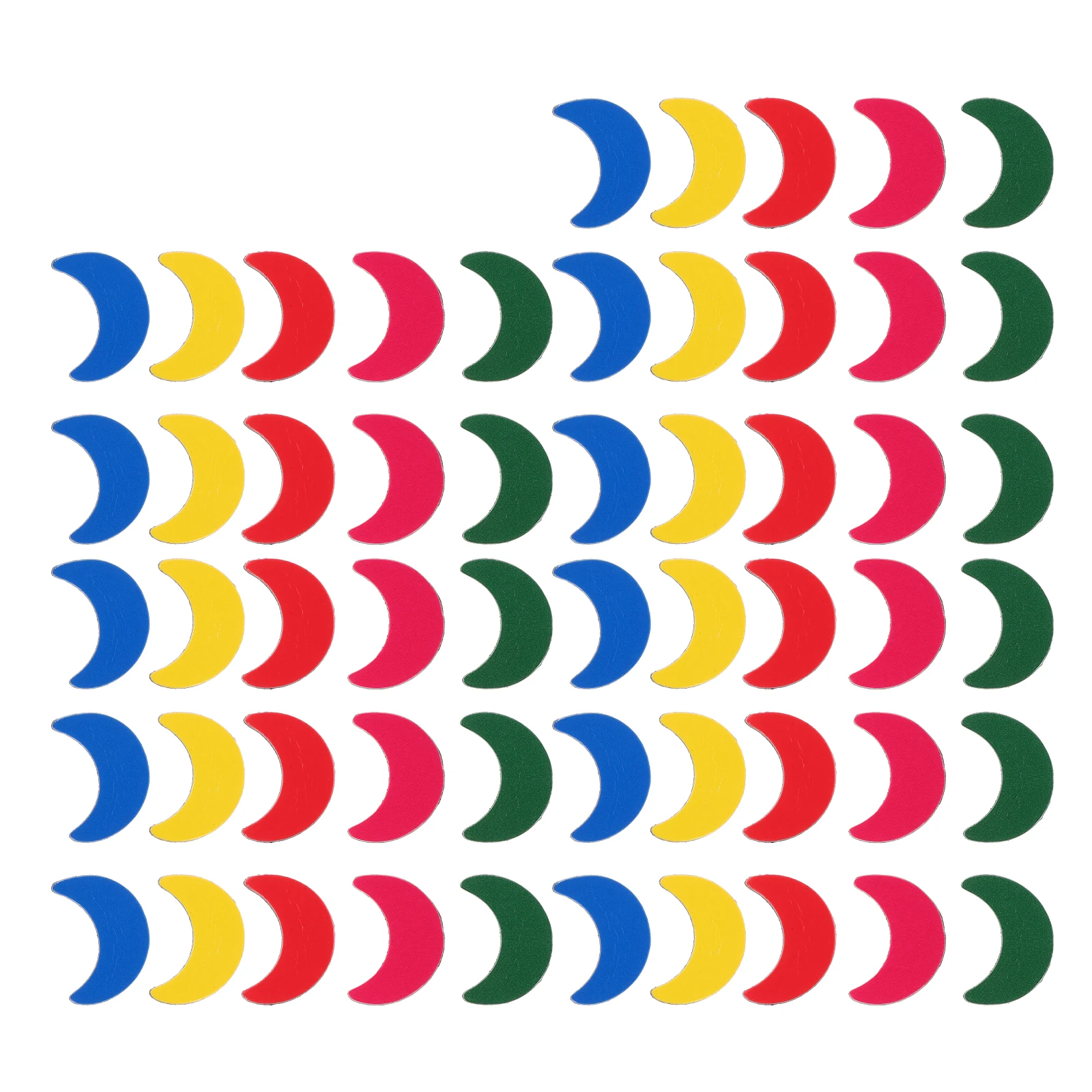 

100 Pcs Magnetic Whiteboard Moon Teaching Aids Magnets Fridge School for Stickers Classroom Colored Dots