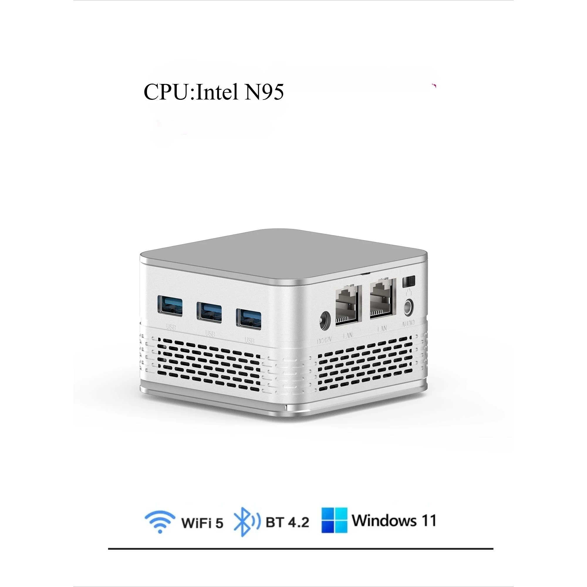 Mini PC T9 Plus Intel Alder Lake N95 LPDDR 16GB M.2 2242 256GB/512GB/1TB SSD Windows 11 Pro Desktop