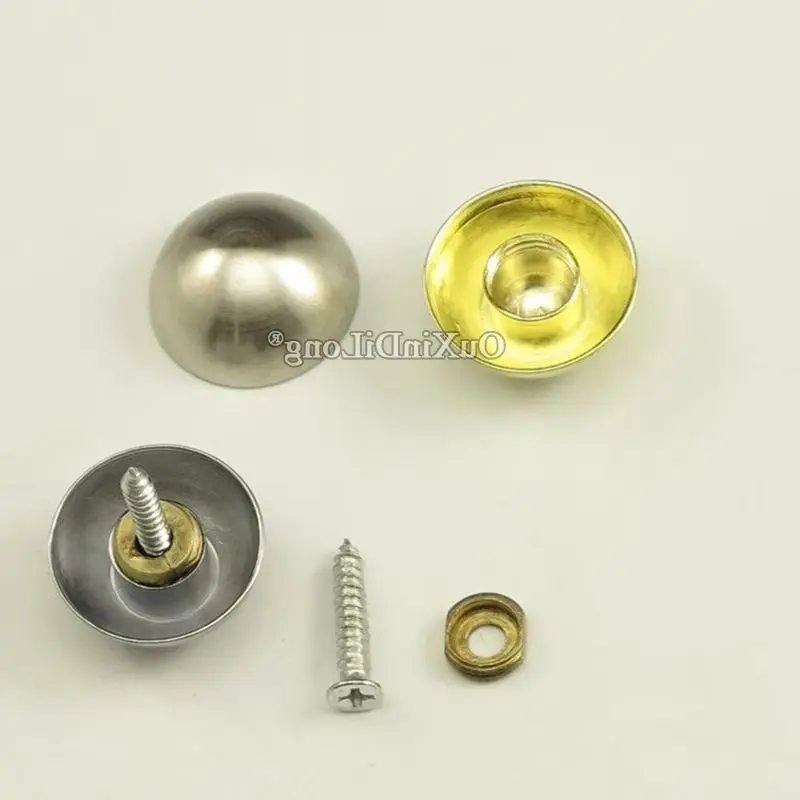 Brand New 100PCS/LOT Zinc Alloy Advertising Nails Screws Glass Mirror Nails Acrylic Billboard Decorative Covers Caps DIY Tools