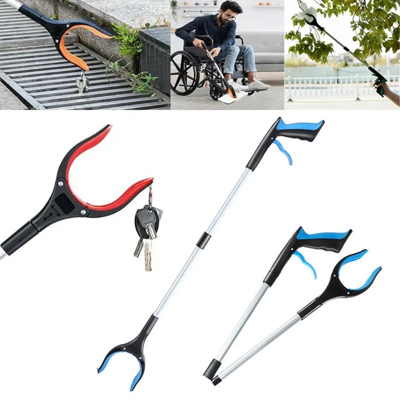 

Foldable Litter Reachers Pickers Gripper Extender Hand Tools Portable Collapsible Garbage Grabber Pick Up Tools 82cm