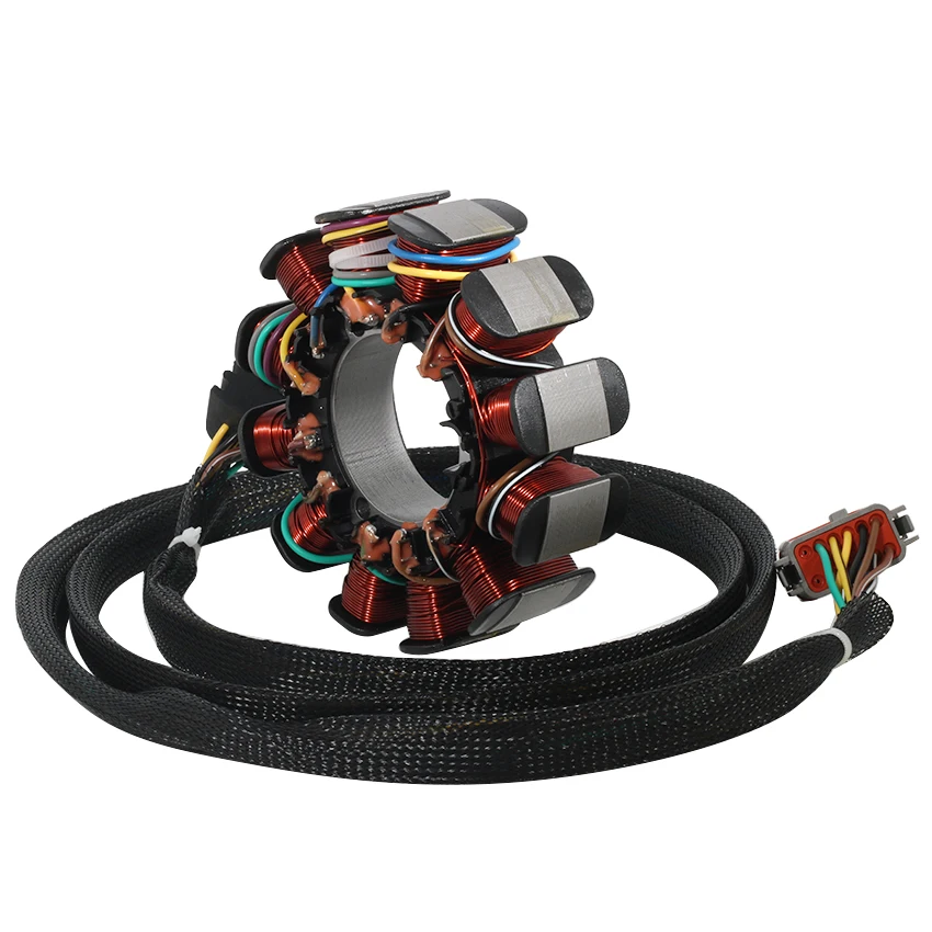 Motorcycle Generator Stator Coil Comp For Polaris GENESIS FICHT FFI I INT'L VIRAGE TXI VIRAGE MSX 140 OEM:4010320