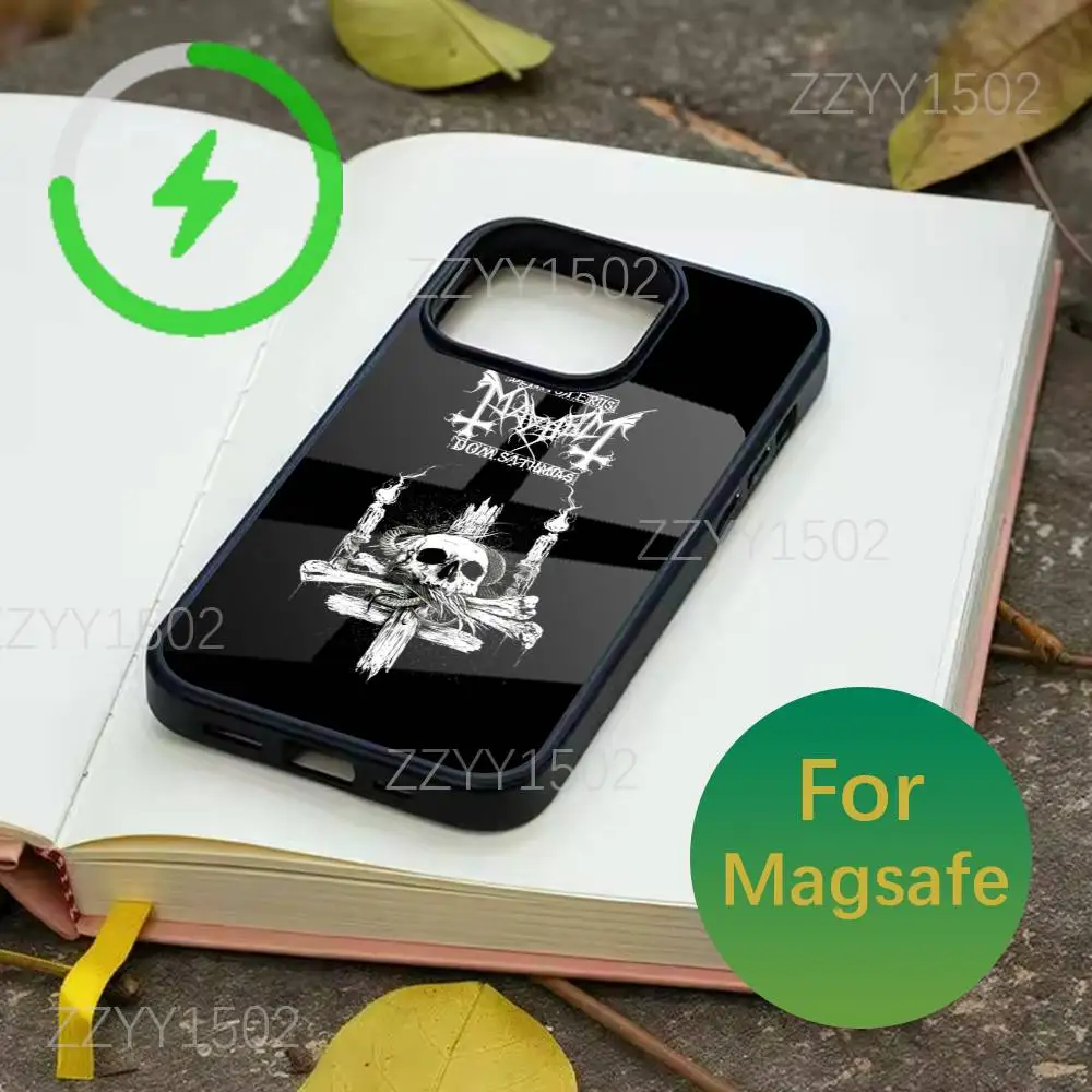 حافظة هاتف Mayhem Live In Leipzig Burzum لهاتف iPhone 17,16,15,14,13,12,11,Pro,Max,Plus,Mini,SE4,E Magsafe للشحن اللاسلكي #6