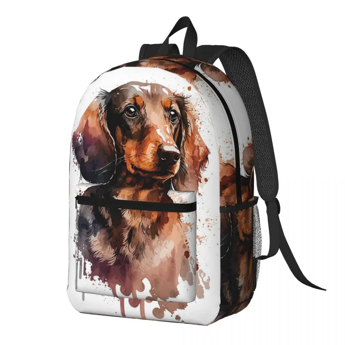 

Dachshund Dog Animal Backpack Daypack Large Capacity Kids BookBag School Bag Shoulder Bags for Men Women