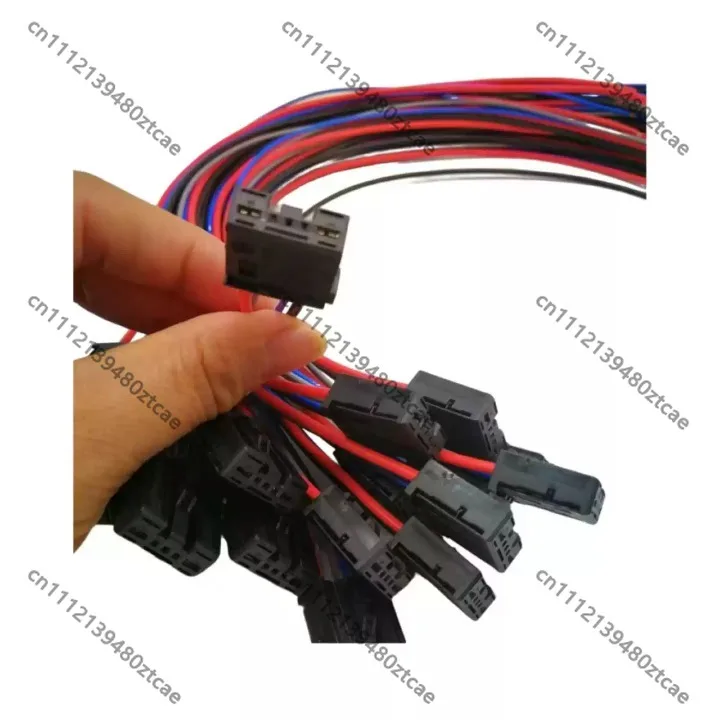 Motor Connector Plug Wiring Harness Terminal For Seat Backrest Motor 400mm 1500mm Cable Horizontal Type