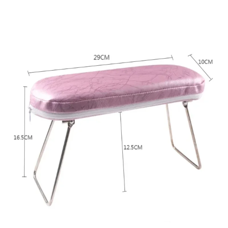 Exquisite leather wrist rest for nail enhancement, soft and comfortable, washable design, essential for nail workbenches