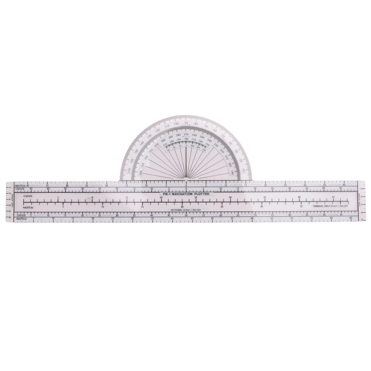 Aviation Navigation Plotter, Premier Fixed Plotter with WACCharts, Flight Planning Routes Tools for Pilots, for Students