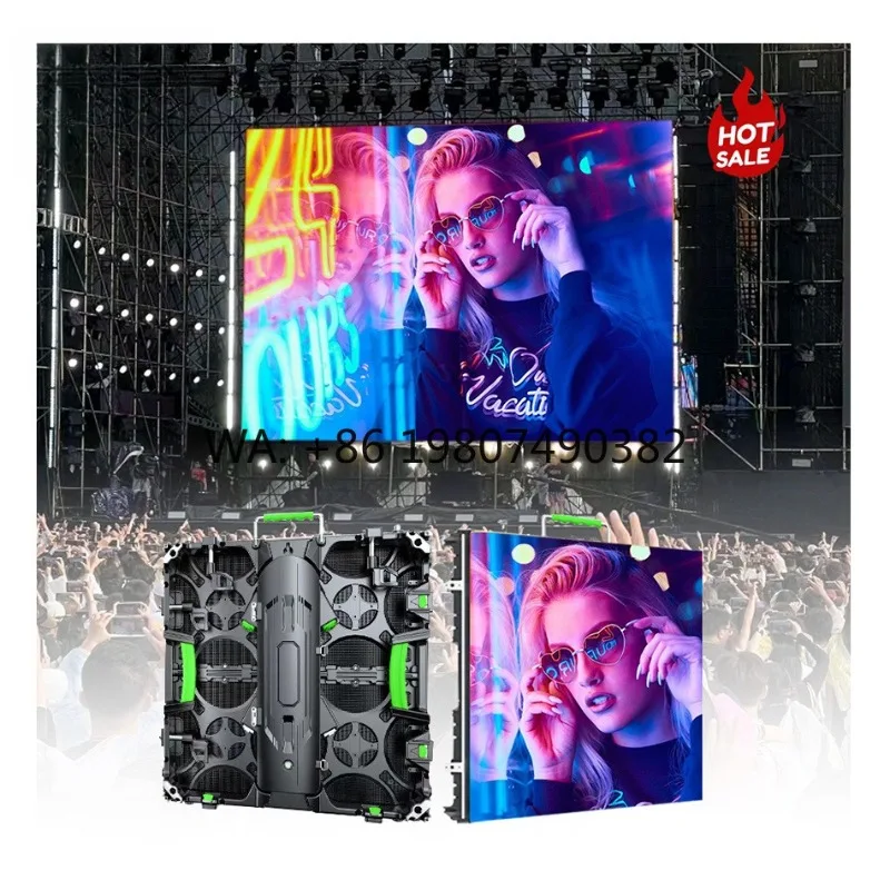 

NovaStar Control Full LED Video Wall P2.6 P2.9 P3.9 Outdoor Mobile Curved Matrix Stage Rental Advertising Display Screen