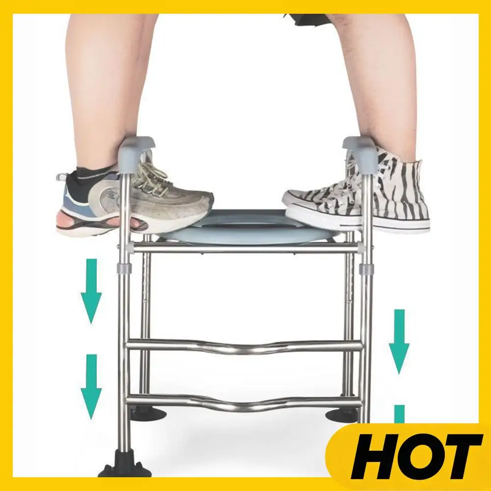 

Raised Toilet Seat High Toilet Seat Height Adjustable Toilet Seat Frame Stainless Steel Toilet Seat Riser for Post Surgery