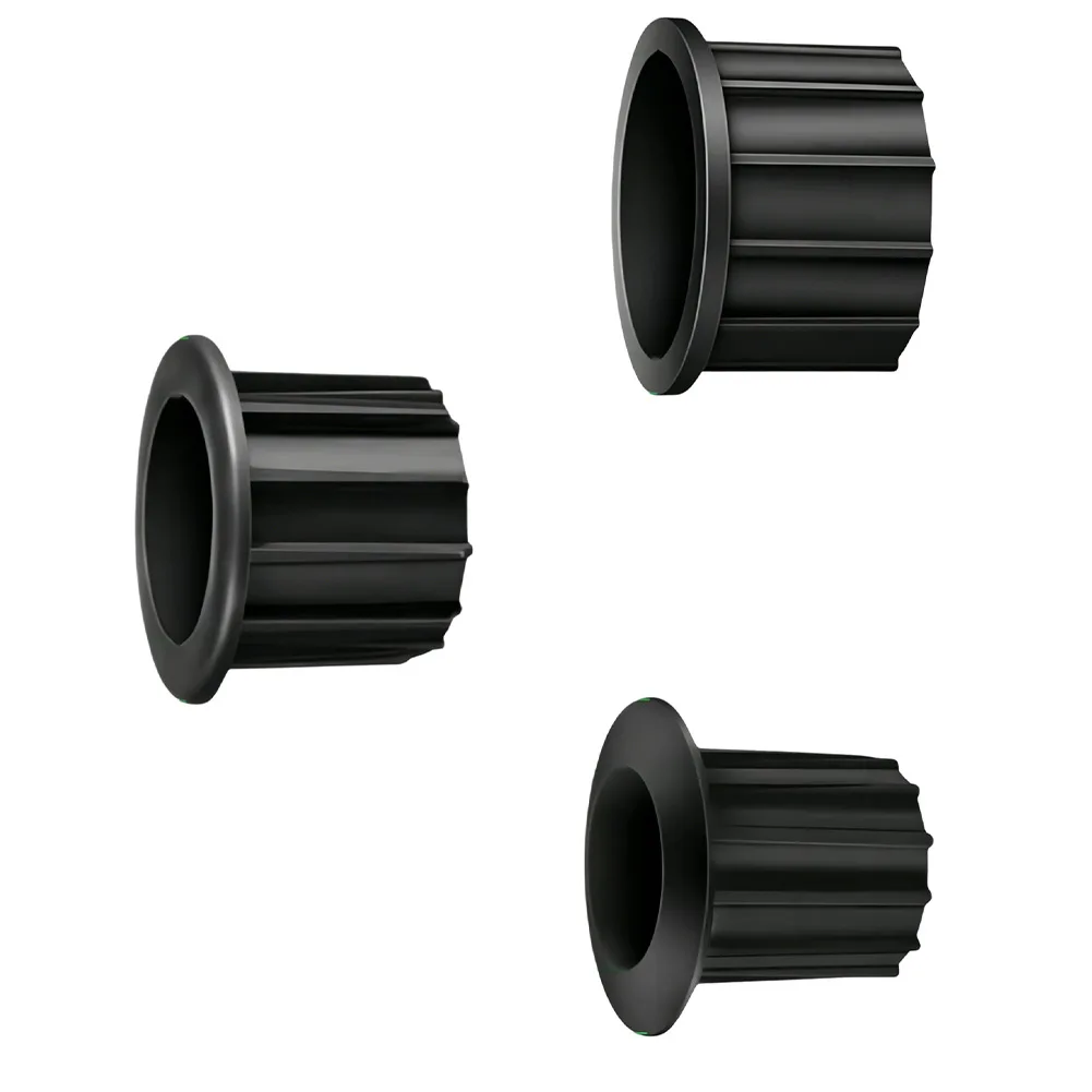 Adjustable Parasol Stand Pipe with 32mm 38mm 48mm PVC Sleeves for Outdoor Umbrellas Black Plastic Base Support