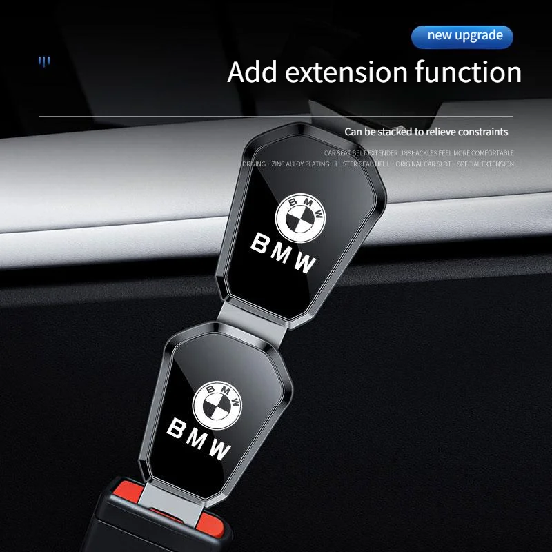 Autogordel Uitbreiding Plug Voor BMW E46 E90 F10 F30 X3 F20 E46 E60 E70 E39 E36 Metalen Veiligheidsgordel clip Verstelbare Extender auto
