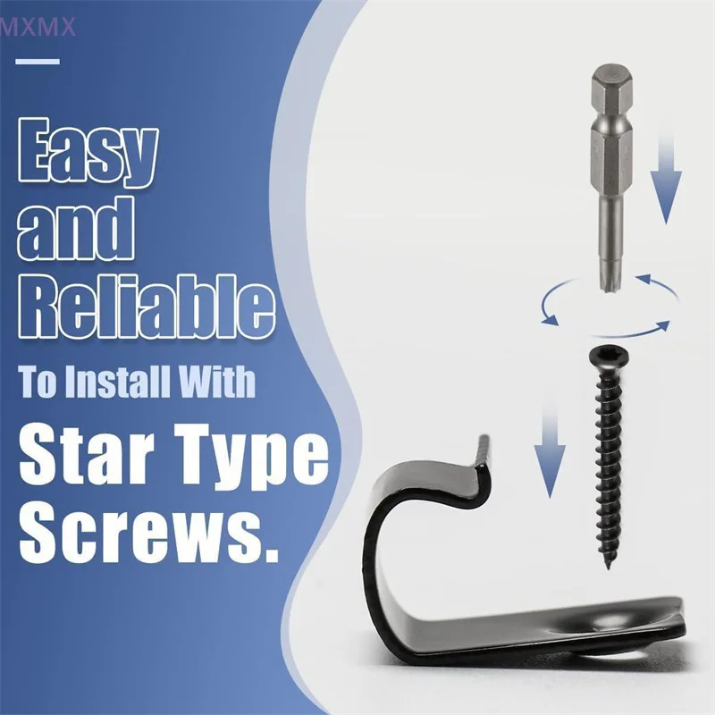 50/100Pcs Composite Deck Clip Outdoor Universal Flooring Fasteners Furniture Accessories Easy-Assembly Stainless Starter Clips