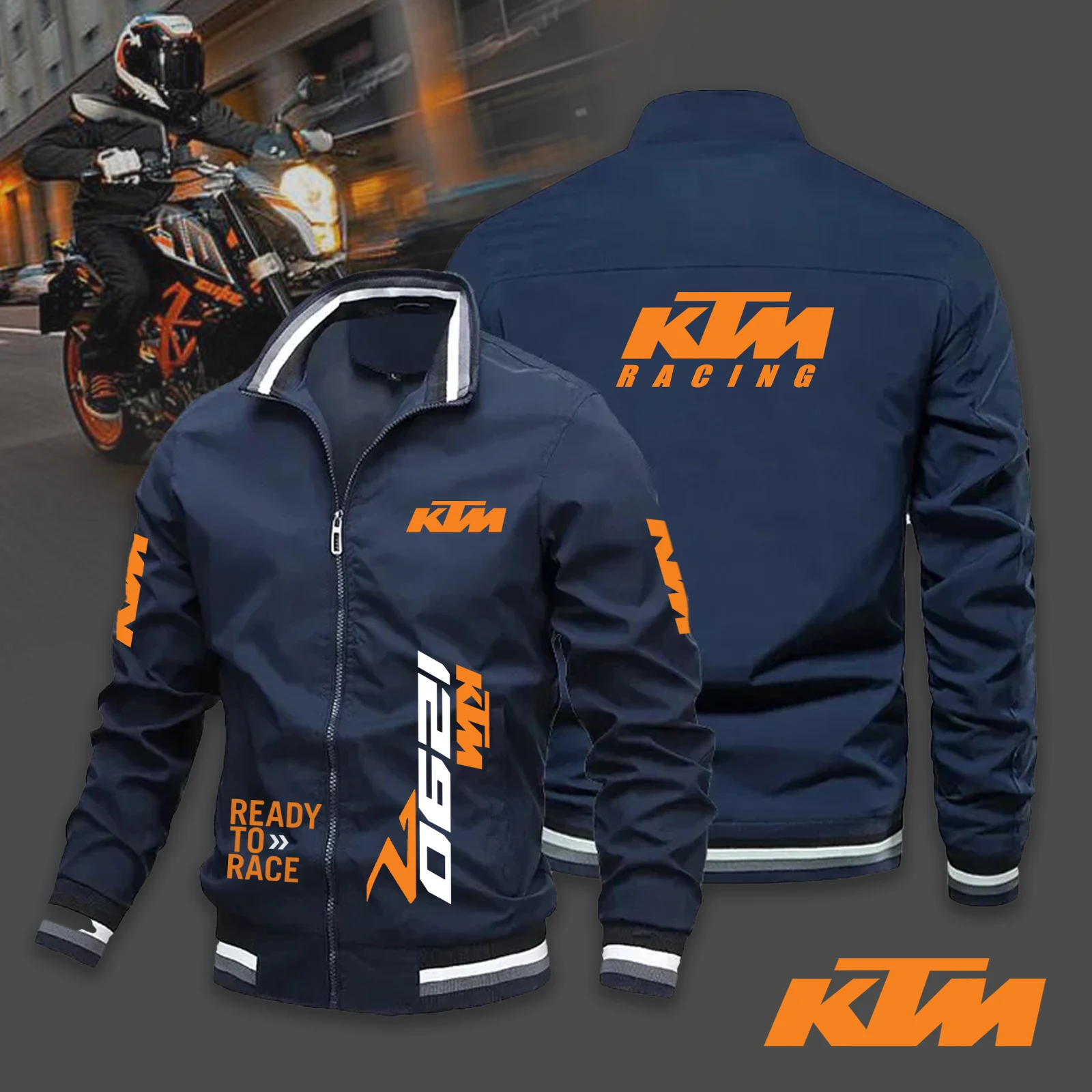 2024 New Men\'s Sports Motorcycle Racing KTM Jacket High Quality Outdoor Bicycle Jacket KTM Clothing Men\'s Jacket