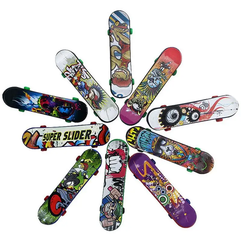 Mini skateboard professionale giocattoli Cool Finger Sports skateboard in plastica giocattoli creativi con punta delle dita per adulti e bambini