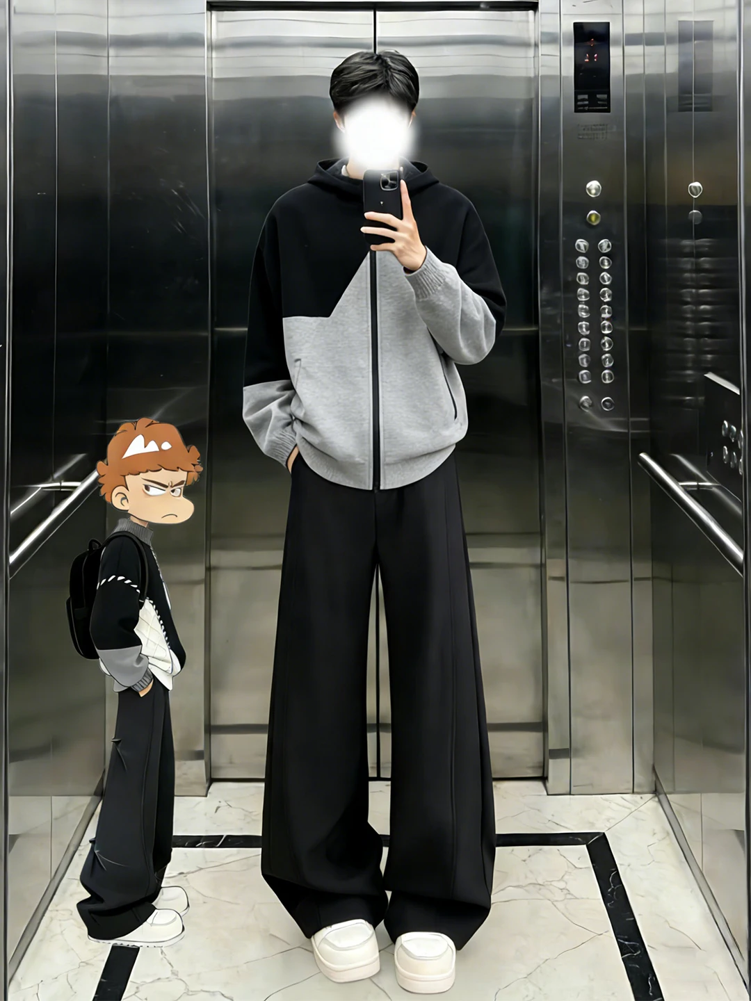 

Мужские повседневные брюки Cleanfit Black Wide Leg: весенние, свободные, прямые, с высокой талией, в американском стиле, с расклешением от колена