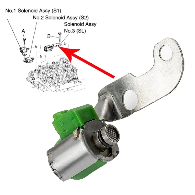 Transmission Shifts Solenoid For 1.8L 35250-12030 3525012030 TCS118 TCS51 2N1178 576563 TCS41 A245E A246E Car Accessory