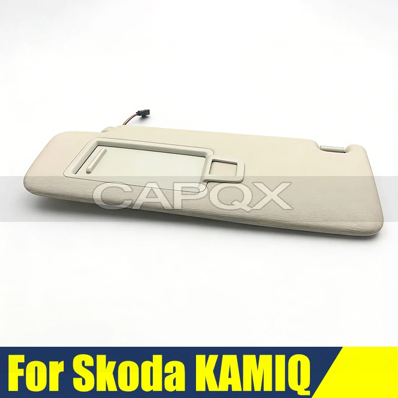 

Солнцезащитный козырек для Skoda KAMIQ, боковой солнцезащитный экран с зеркалом, накладка-козырек от солнца