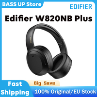 Edifier W820NB Plus Wireless Bluetooth Headphones Hybrid Active Noise Reduction Hi-Res Audio LDAC 49H Battery Life