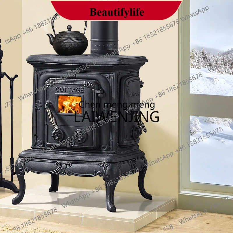z189 cast iron fireplace household living room decoration independent rural self-built wood-burning stove