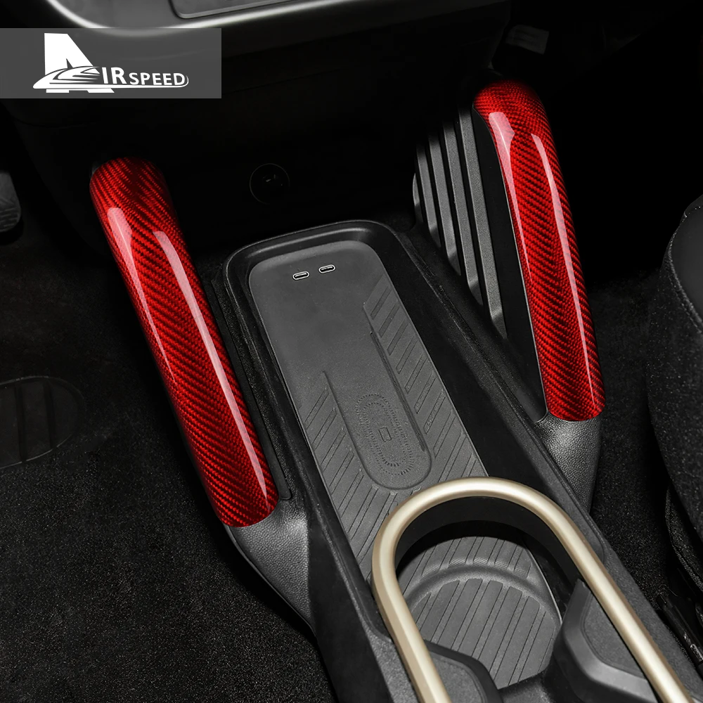 

Наклейка из настоящего твердого углеродного волокна, центральная консоль автомобиля, боковые аксессуары для интерьера для Mini Cooper J01 EV E SE Electric 2024, левый руль