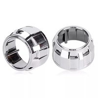 2PCS 2.5'' Headlight Shrouds for Hella 3R G5 Bi-Xenon HID Bi-LED Projector Lens Car Styling Retrofit Mask Cover Car Accessories