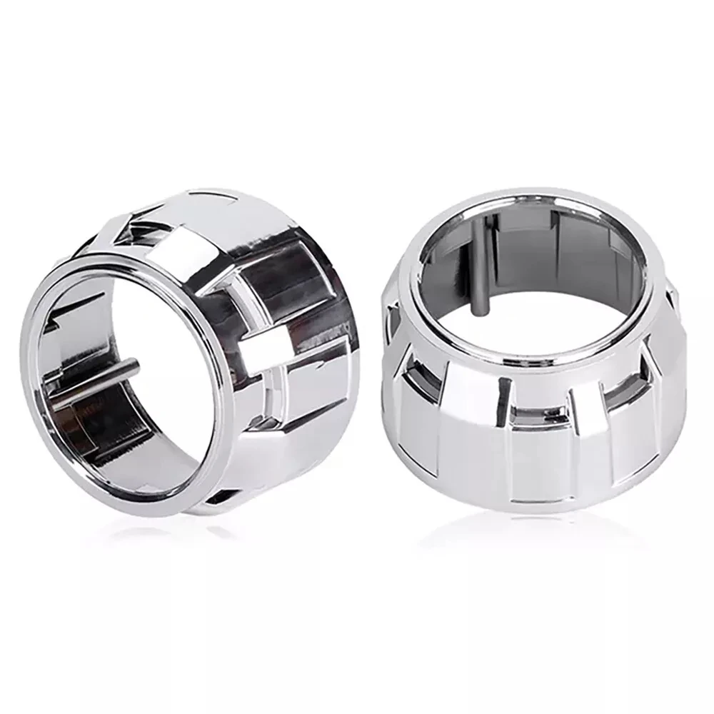 2PCS 2.5'' Headlight Shrouds for Hella 3R G5 Bi-Xenon HID Bi-LED Projector Lens Car Styling Retrofit Mask Cover Car Accessories