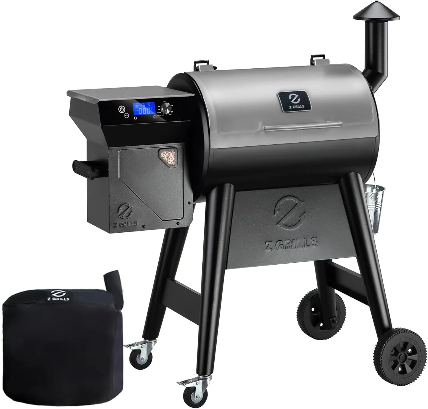 Grill Smoker with PID 2.0 Controller, Meat Probes, Rain Cover, 450E