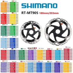 Shimano XTR RT-MT905 6-Screw Disc Brake Rotor ICE TECHNOLOGIES FREEZA 203mm/180mm For MTB Mountain Bike Original Shimano Parts
