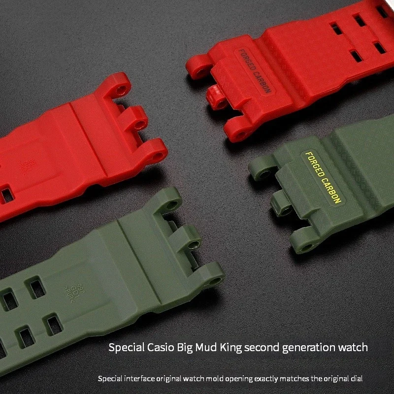 مشاهدة الملحقات ل كاسيو G-SHOCK GWG-2000 GWG-2040 Mudmaster استبدال حزام الفرقة الرجال الرياضة سوار راتينج مقاوم للماء