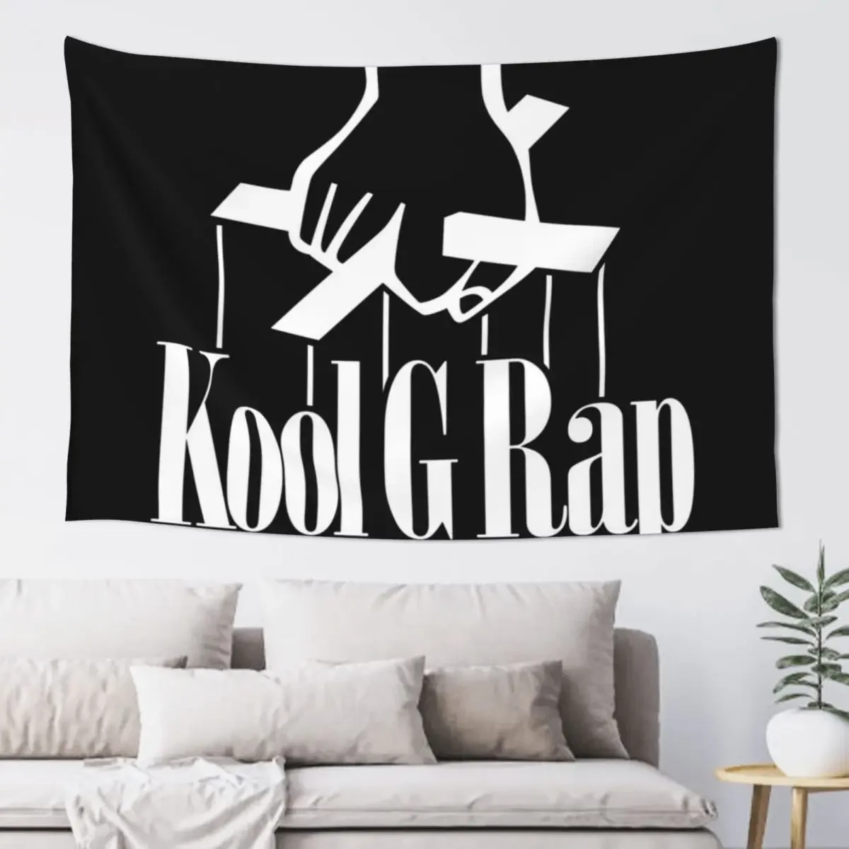 

Kool G Rap Roots of Evil Logo Tapestry Room Aesthetic Wall Deco Tapestry