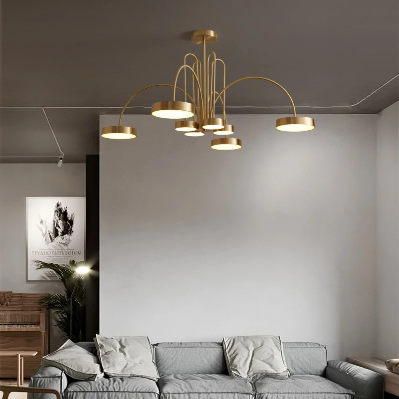 Room, dining room, small living room, simple, modern, lamps