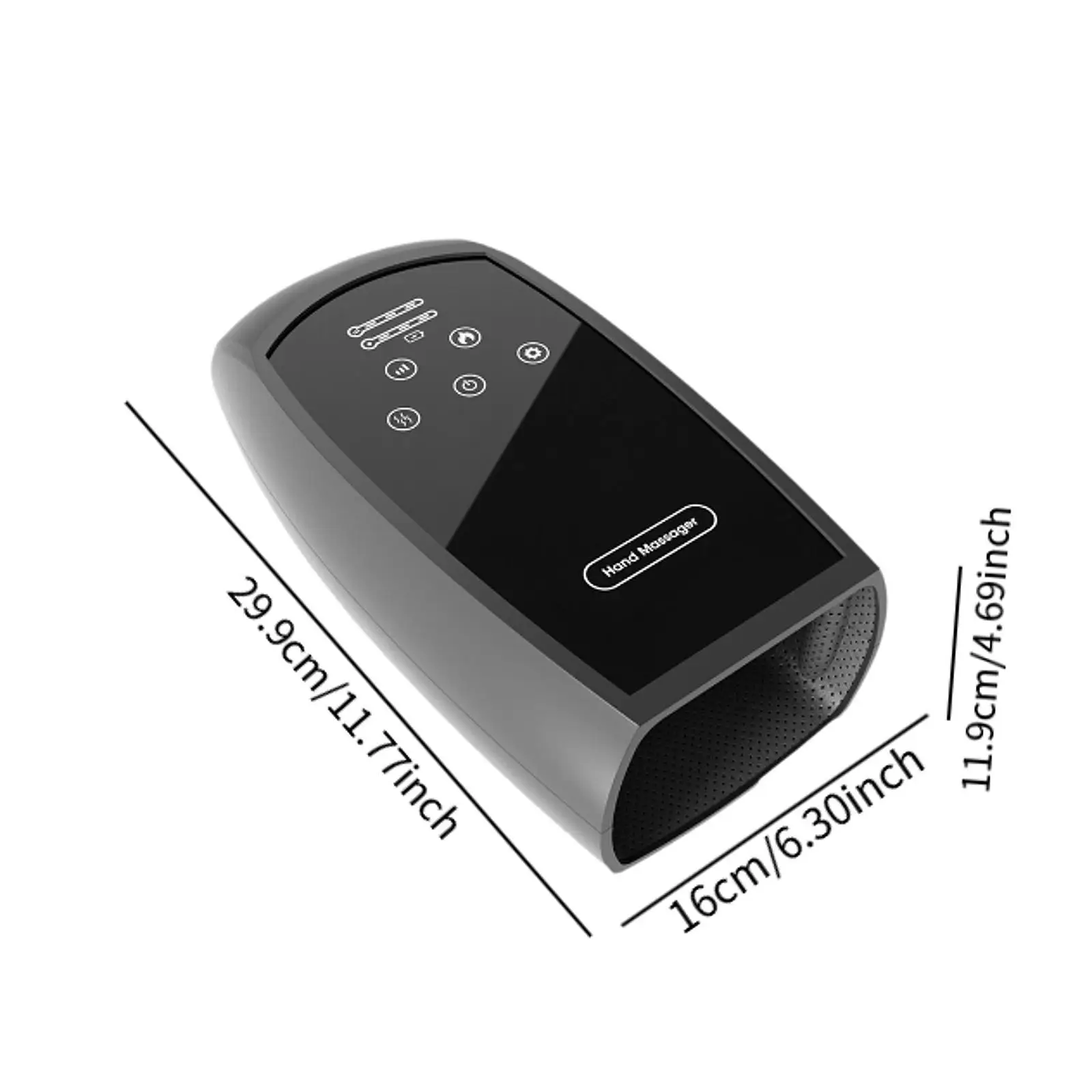 Massager de mãos sem fio Massager de mãos Palma 3 modos com compressão Aniversário