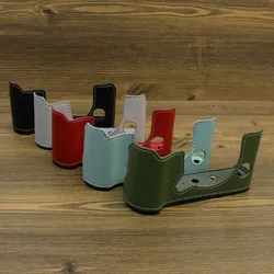 XT50 PU Camera Half Case Body Base Synthetic Leather Bag Protector as Tripod Quick Plate for Fujifilm X-T50 Fuji xt50 Camera