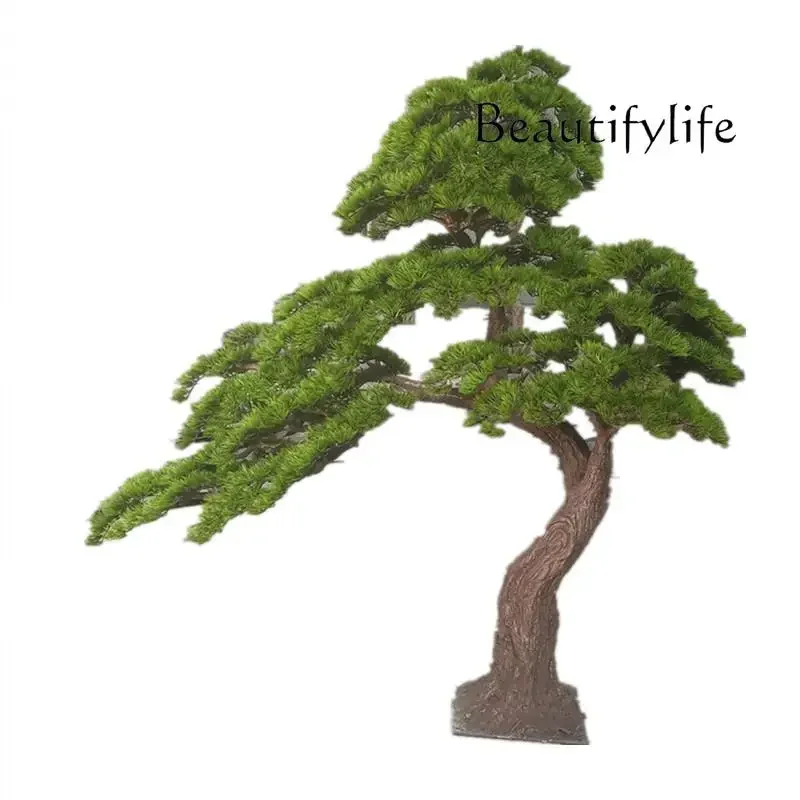 

Large simulated welcome pine cedar outdoor artificial landscape prop tree fiberglass fake tree