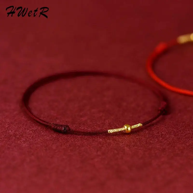 

Creative Fashion Handmade Bracelet Red Rope Lucky Bangle Women Men Lovers' Best Friends Lucky Bracelet Anklet