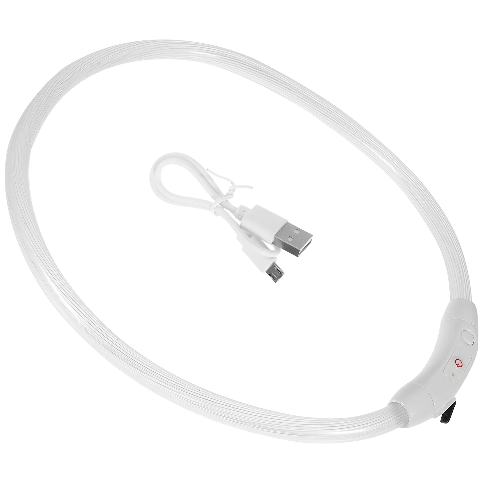 

Luminous Necklace Long-lasting Pet Collar Glow Glowing Puppy Dog LED Plastic Button Switch