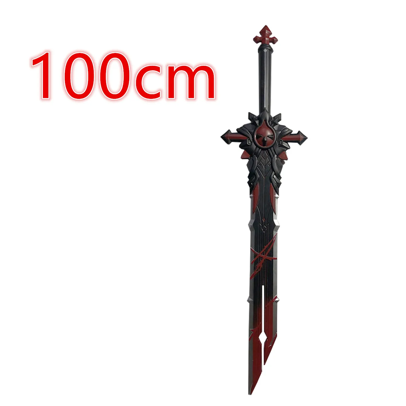 Mistsplitter Reforged Schwert 100cm Spiel Genshin Auswirkungen Schwert Kamisato Ayaka Schwert Cosplay Waffe Requisiten Sicherheit PU Rolle Geschenk