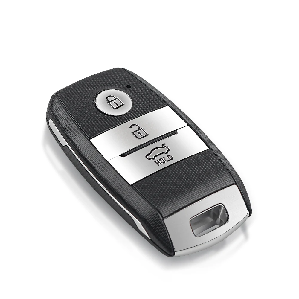 KEYYOU 3 Buttons Smart Remote Car Key Shell Cover For Kia Picanto Optima Sorento Sportage Uncut Blade Replacement