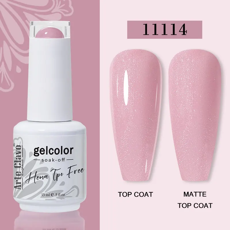 Arte Clavo 116 Kleuren Gel Nagellak 15 ml Kleurrijke Gel Semi Permanente Losweken UV Gel Nail Art DIY Ontwerp vernis Nagelbenodigdheden
