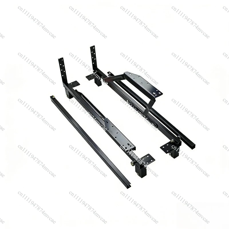 Push-pull folding sofa bed telescopic lift hardware iron frame sofa bed track guide rail drawer bed box hinge