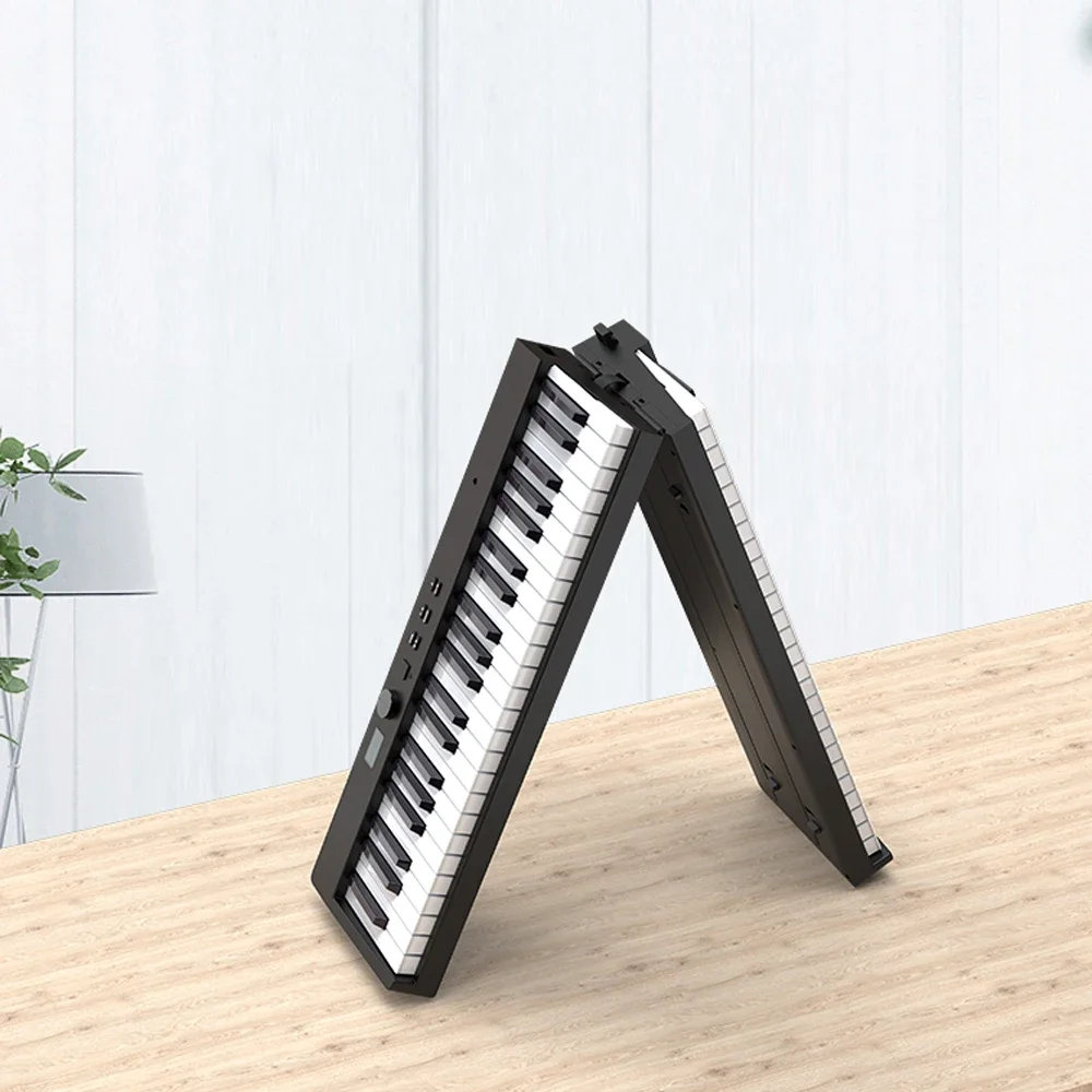 

KONIX Factory 88 key portable Electronic Piano Folding Piano Beginners Practice Keyboard Instruments Smart Electronic Organ